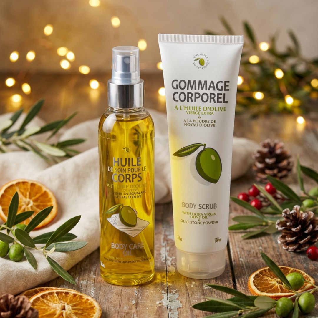 Ultimate Provence Olive Body Scrub & Oil Duo โ For Radiant Healthy Skin๐