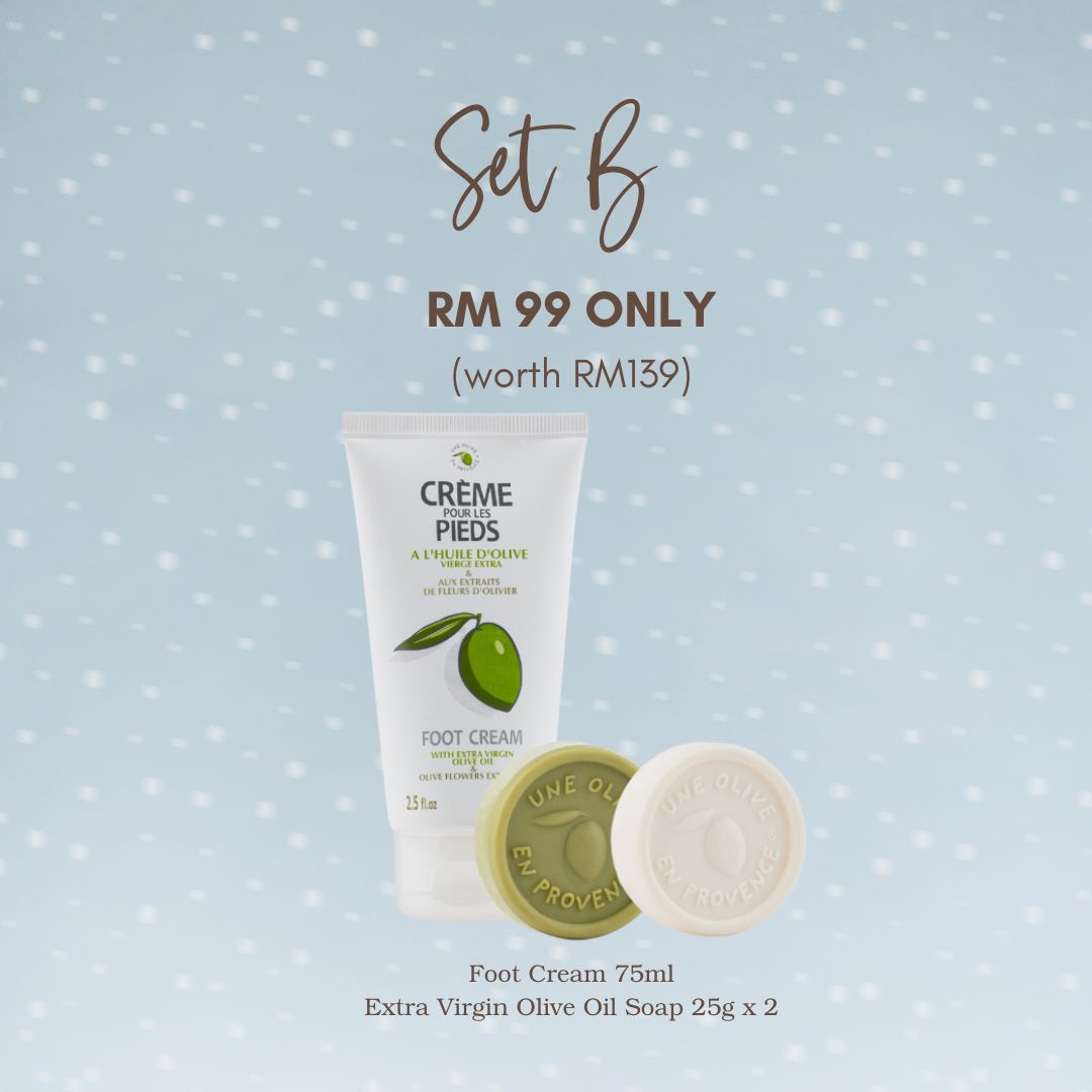 [Holiday Gift Set B] Foot Cream Set