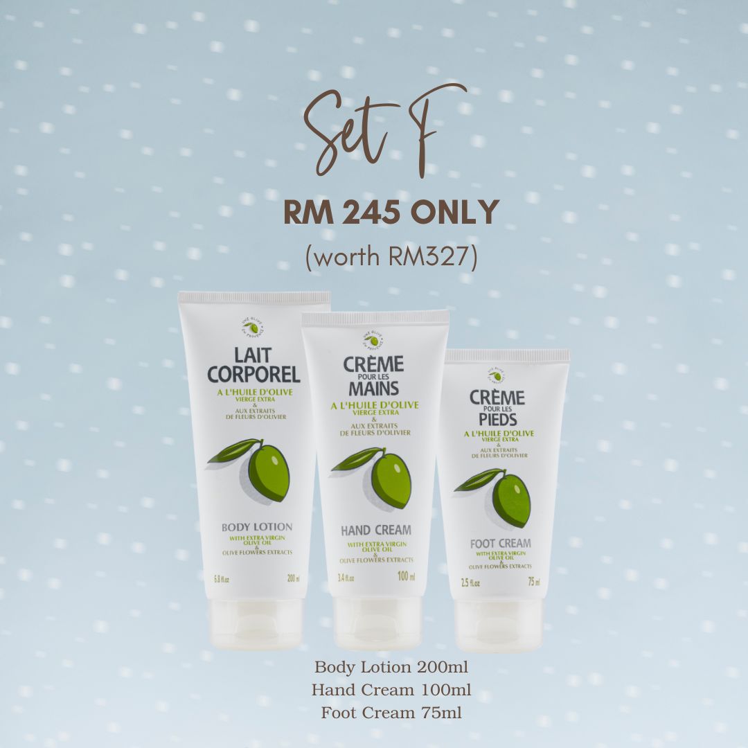 [Holiday Gift Set F] Body Care Trio
